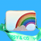 Kids rainbow crossbody bag.