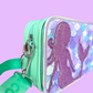Mermaid Tales Green Crossbody Bag for kids side view