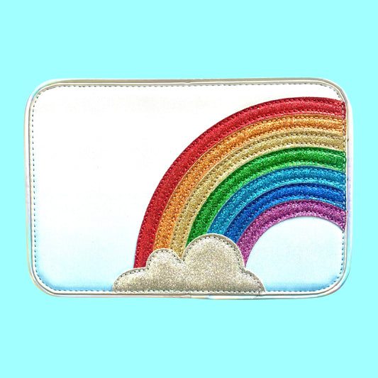 Glitter rainbow Popsy interchangeable cover for kids bag