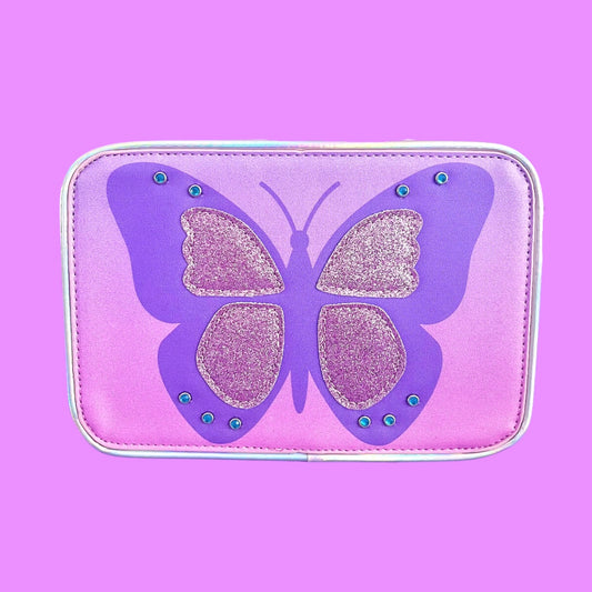 Butterfly wishes interchangeable cover for kids bag.