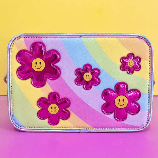 Flower fields interchangeable front cover for kids crossbody bag from Popsy and Co.